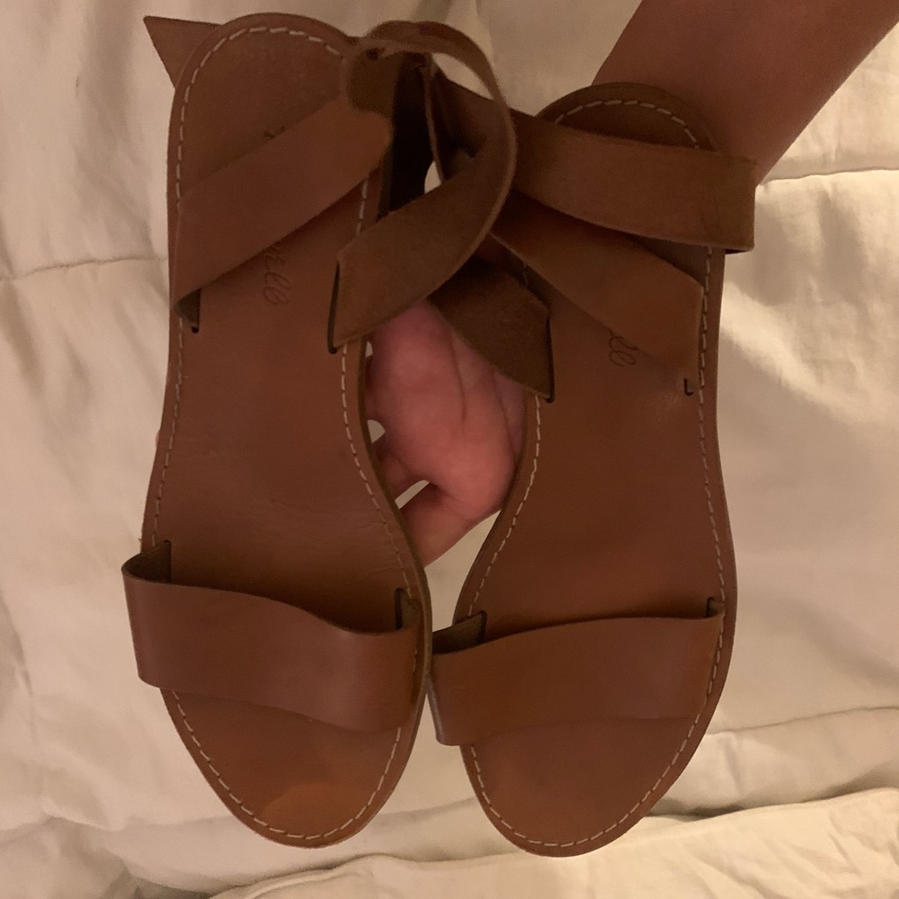 Madewell Leather sandals with Ankle Strap